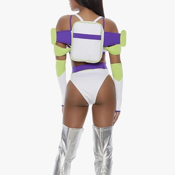 NEW Forplay To Infinity Buzz Lightyear Toy Story Costume Size Medium Large - Picture 2 of 6